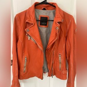 Women's Mauritius Leather Sofia Moto Leather Jacket